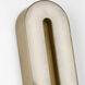 Kelly by Kelly Wearstler Wyllis Sconce Wall Light in Hand Rubbed Antique Brass