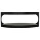 Eclipse 49 X 29 inch Matte Black Coffee Table, Oval