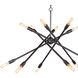 Cobra 12 Light 43 inch Oil Rubbed Bronze Chandelier Ceiling Light, Large