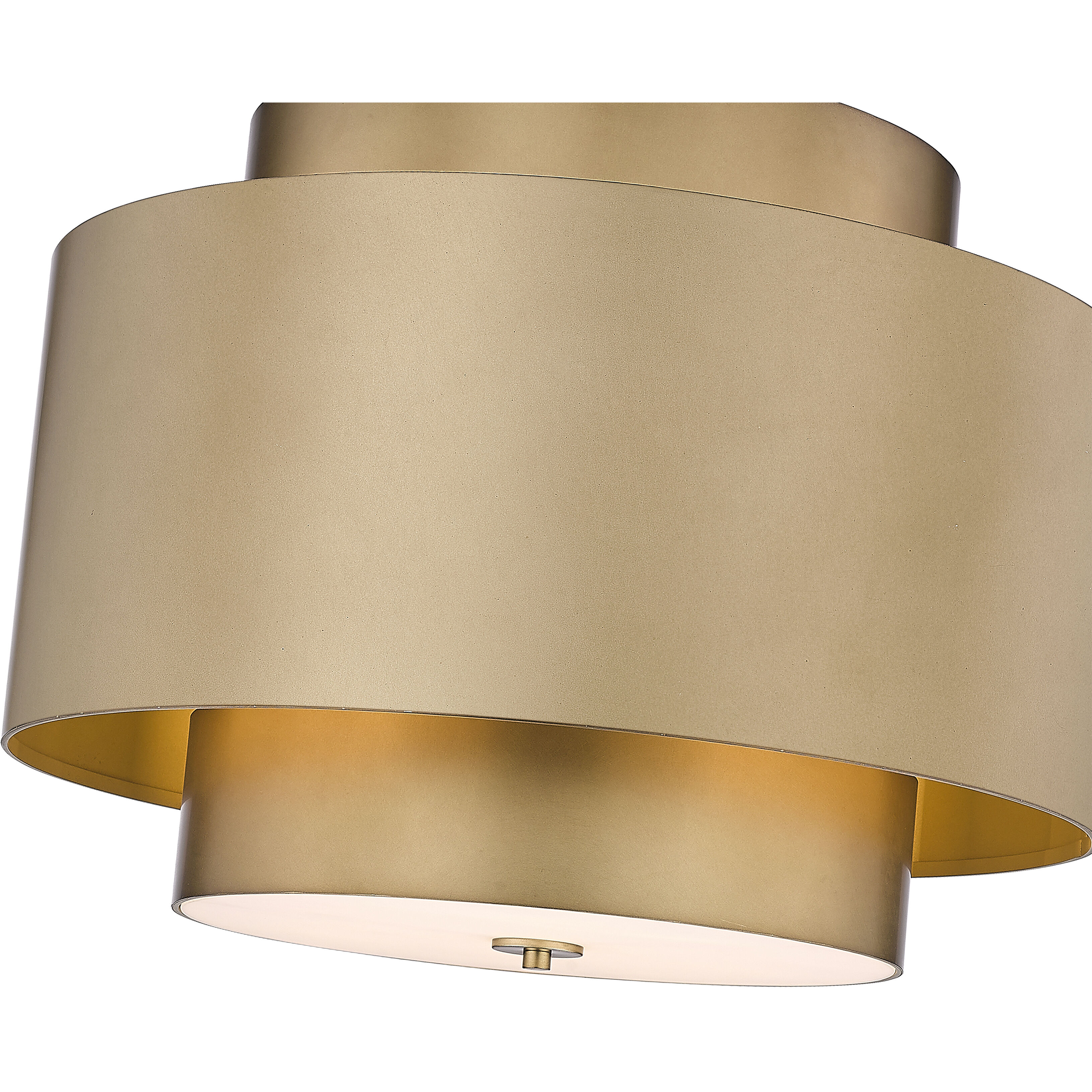 Harlech 3 Light 24.5 inch Rubbed Brass Chandelier Ceiling Light