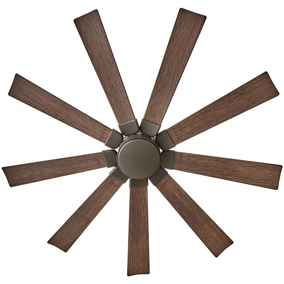 Turbine 60 inch Metallic Matte Bronze with Walnut Blades Fan
