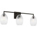 HABLE Serafina 3 Light 27 inch Aged Iron Bath Vanity Wall Light