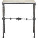 Agora 25 X 22.5 inch Natural and Rustic Bronze Side Table