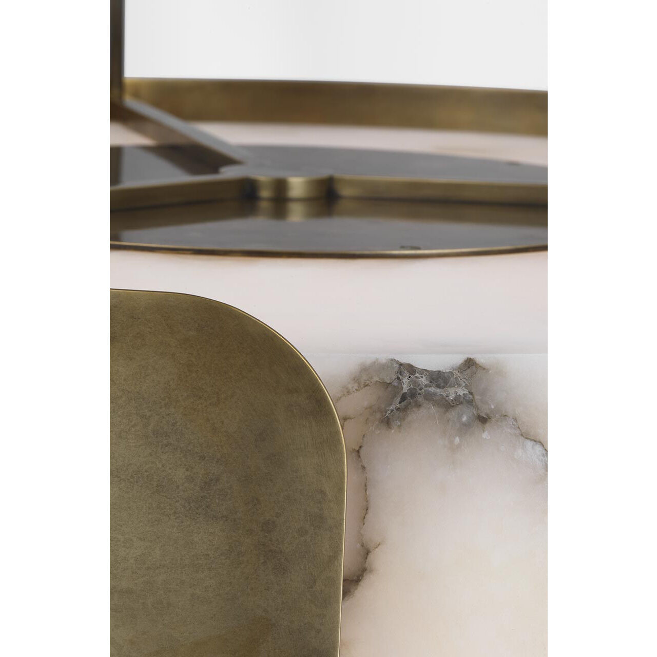 Anne-Marie Barton Armise LED 27.5 inch Mottled Brass Drum Chandelier Ceiling Light