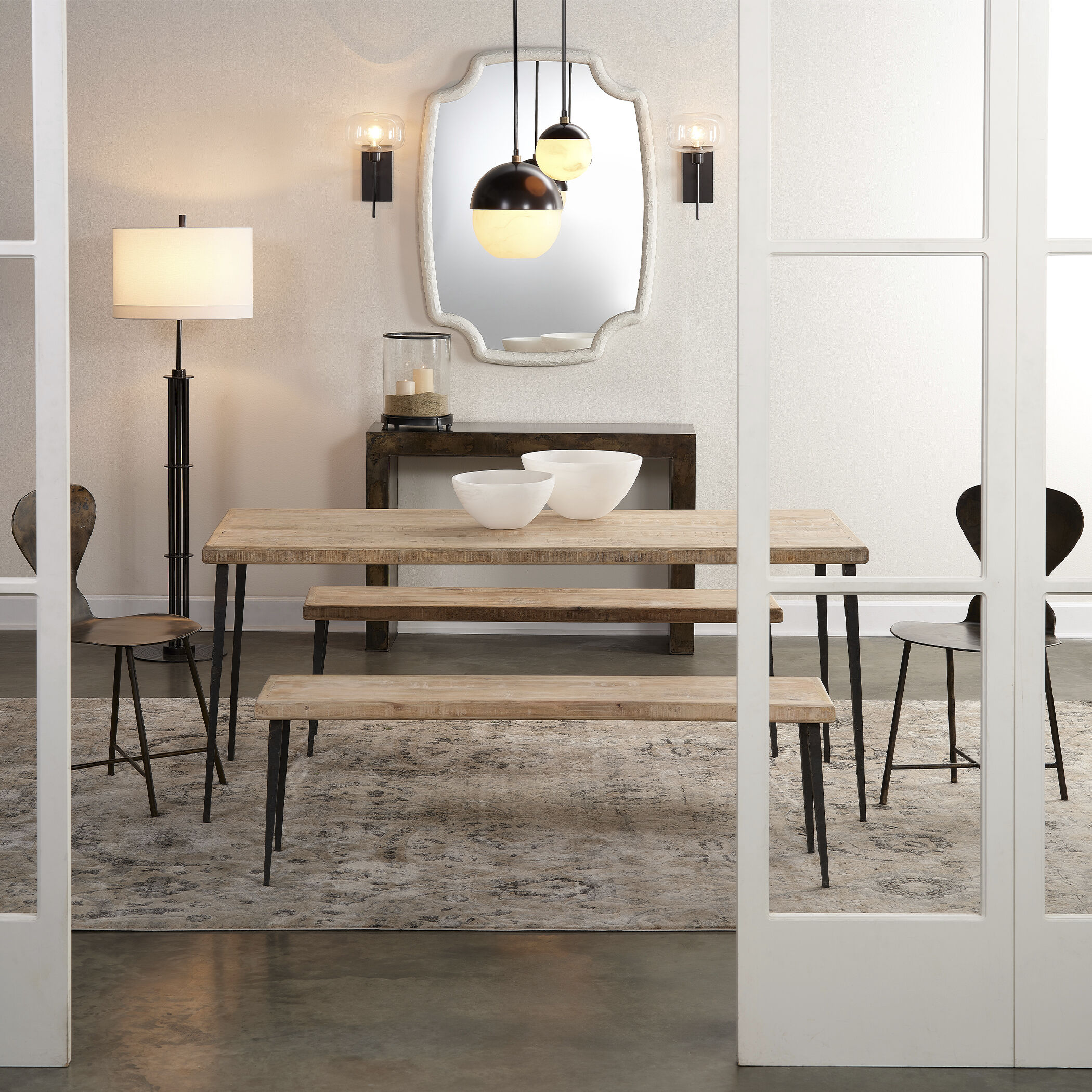 Farmhouse 72 X 30 inch Natural Wood Dining Table