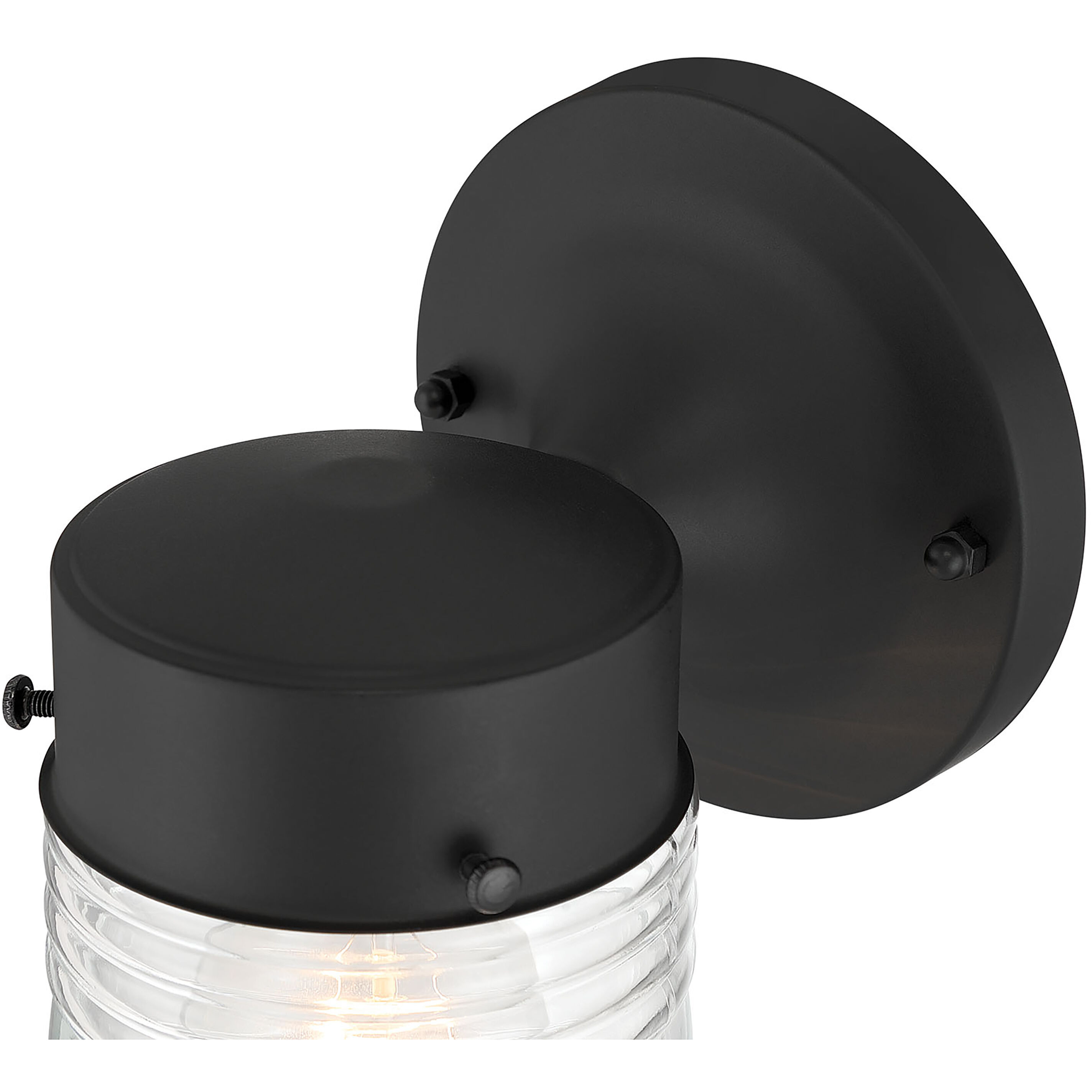 Bravyn 1 Light 7.5 inch Powder Coated Black Outdoor Wall Sconce