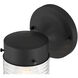 Bravyn 1 Light 7.5 inch Powder Coated Black Outdoor Wall Sconce