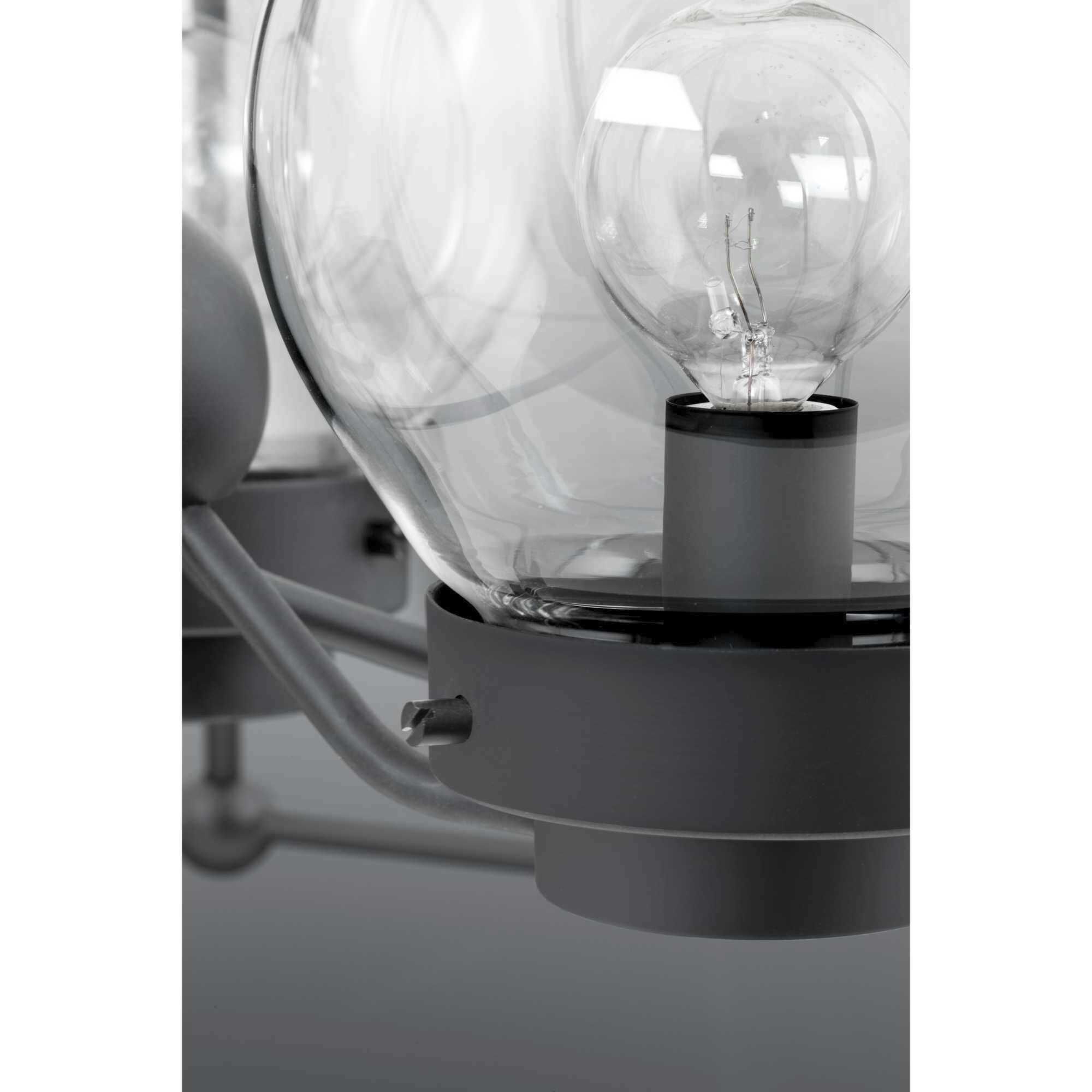 Spatial 3 Light 20 inch Matte Black Semi-Flush Mount Convertible Ceiling Light, Design Series