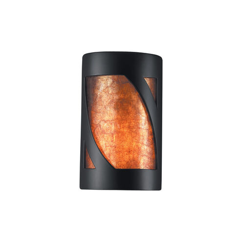 Ambiance 1 Light 7.75 inch Carbon Matte Black ADA Wall Sconce Wall Light
