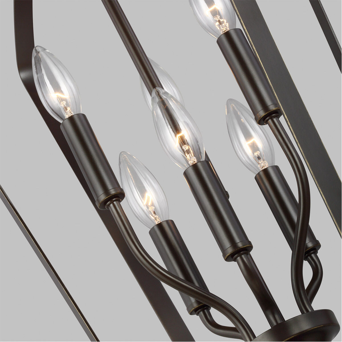 Romee 6 Light 15 inch Bronze Foyer Pendant Ceiling Light, Medium