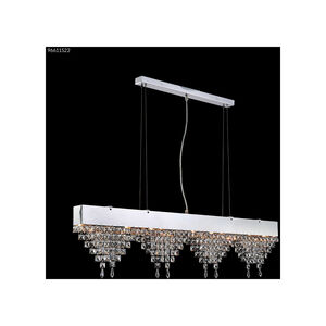 Fashionable Broadway 6 Light 3 inch Silver Crystal Chandelier Ceiling Light
