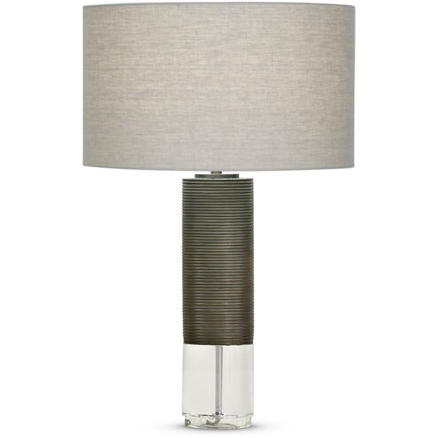 Baby Atlantic 23.5 inch 150.00 watt Bronze Table Lamp Portable Light in 24, Finely Ribbed Surface