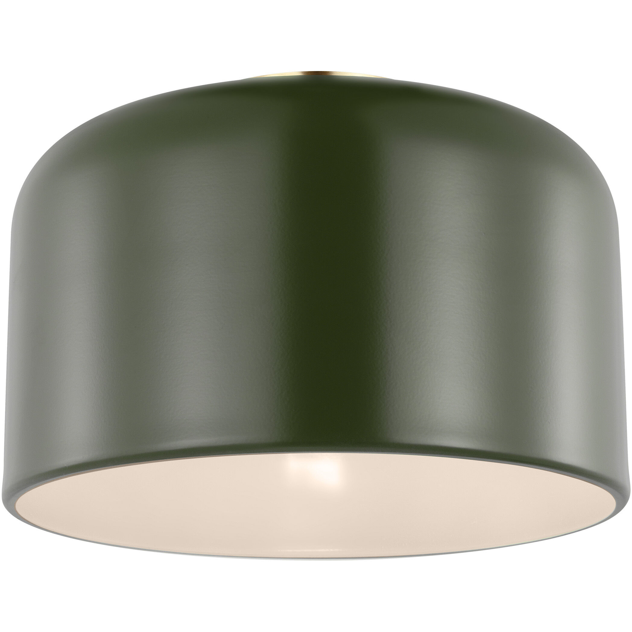 Malone 1 Light 10.75 inch Olive Ceiling Flush Mount Ceiling Light