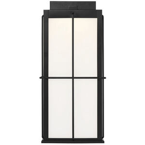 Bensa LED 23.75 inch Black Outdoor Wall Sconce