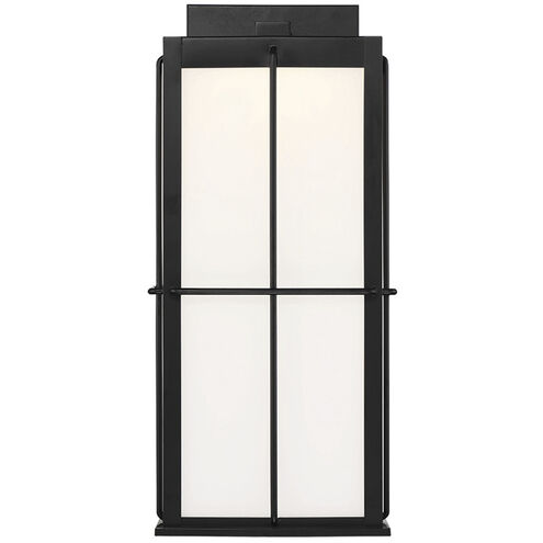 Bensa LED 23.75 inch Black Outdoor Wall Sconce