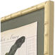 Palm Study II Green and Beige and Brown Framed Art