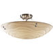 Porcelina 8 Light 51 inch Brushed Nickel Semi Flush Ceiling Light, Finials Family, Choices