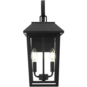 Riggs 2 Light 18 inch Black Outdoor Wall Sconce