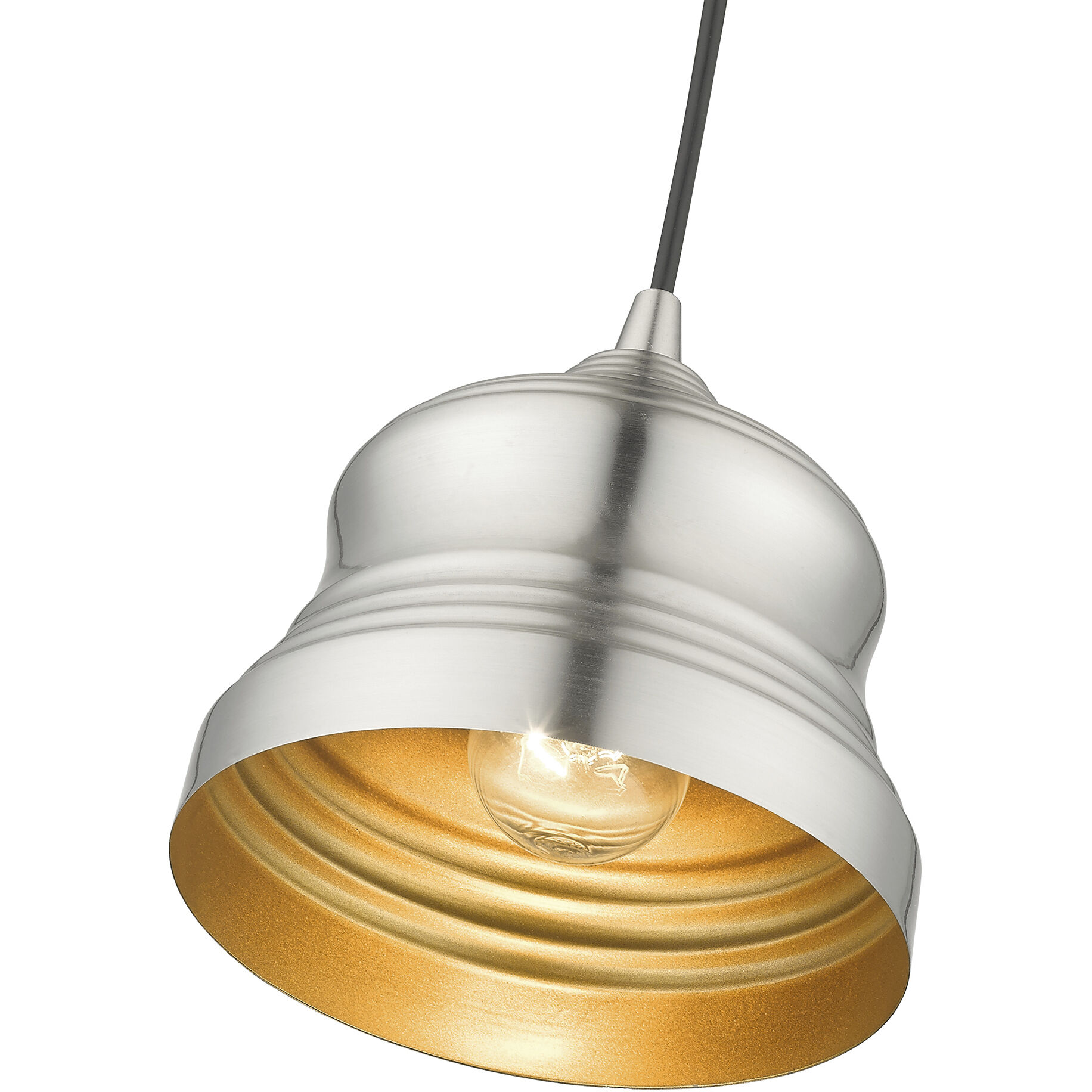 Endicott 1 Light 7 inch Brushed Nickel Pendant Ceiling Light