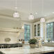 Kersey LED 5 inch Satin Nickel Pendant Ceiling Light