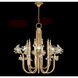 Azu LED 35.5 inch Gold Chandelier Ceiling Light
