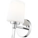 Henri 1 Light 5.25 inch Chrome Wall Sconce Wall Light