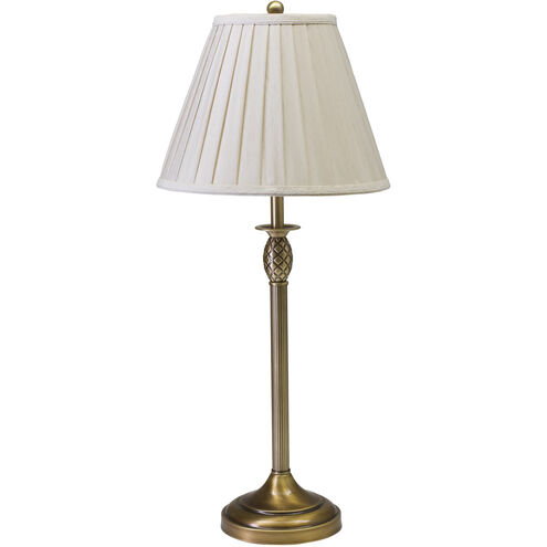 Renwil LPT891 Hudswell 27 inch 100 watt Antique Brass Table Lamp Portable  Light, Small