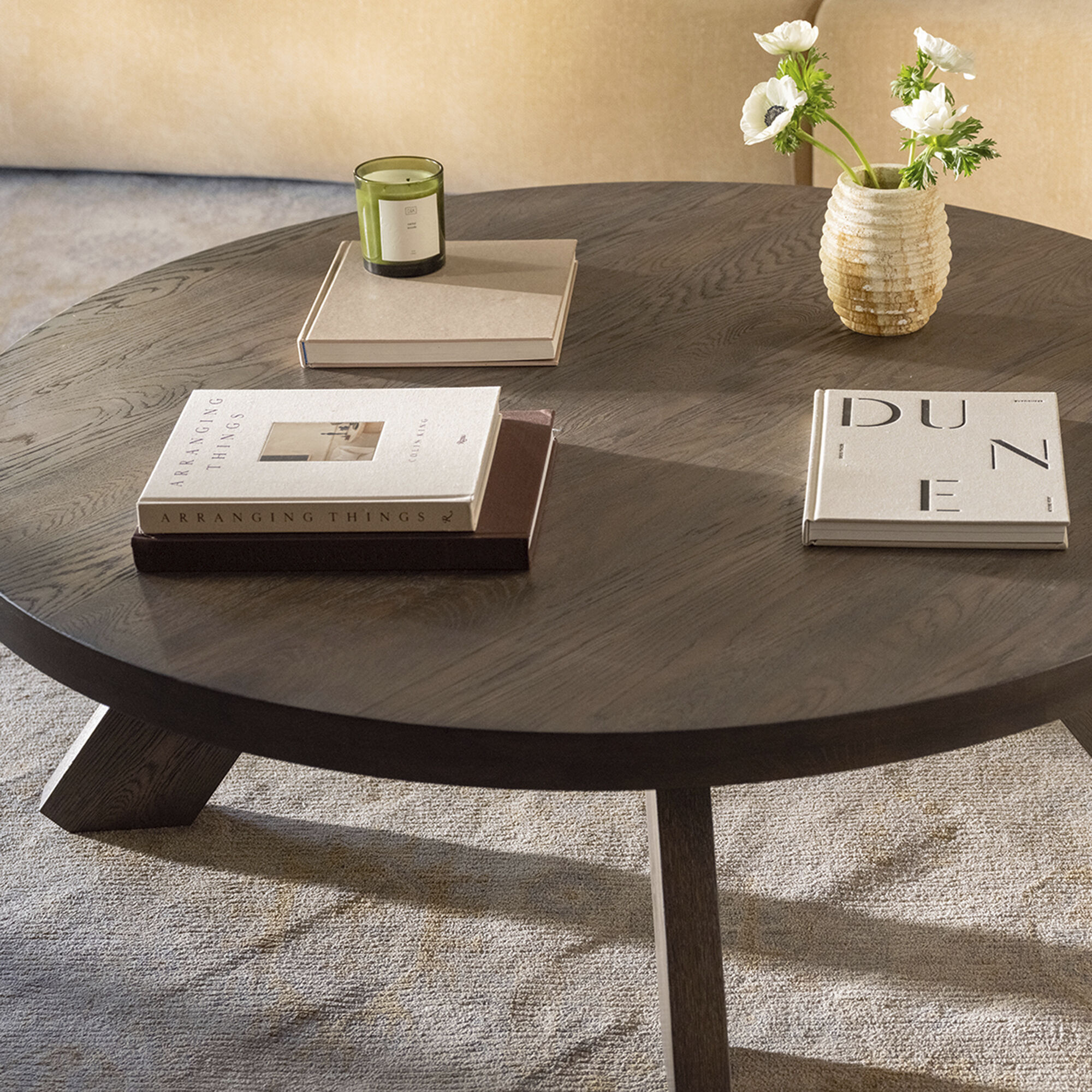 Alden 50 X 50 inch Brown Coffee Table