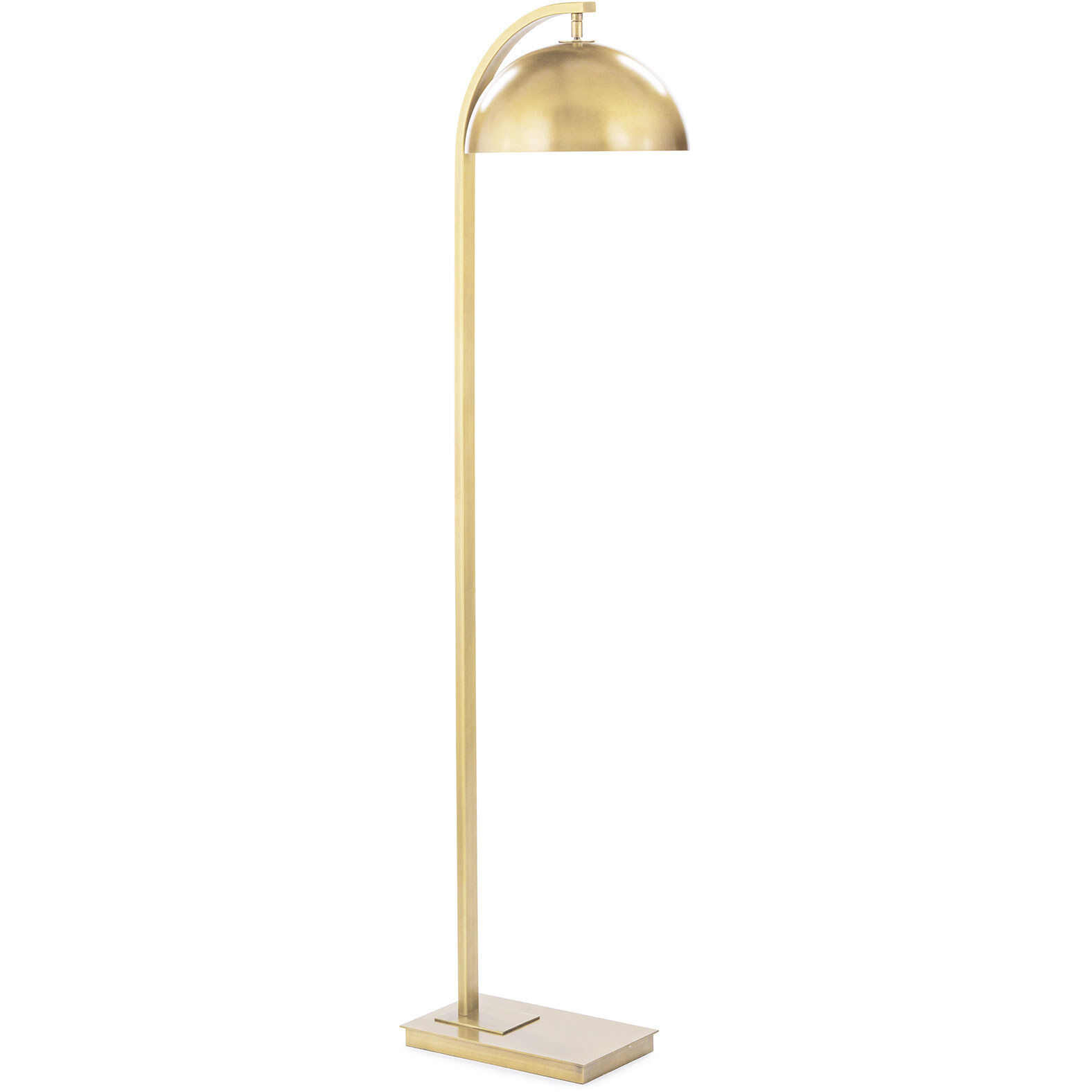Otto 55.25 inch 60.00 watt Natural Brass Floor Lamp Portable Light