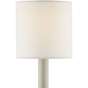 Grasscloth Off-White Drum Chandelier Shade