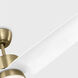 Colgin 56 inch Satin Brass with Matte White ABS Blades Ceiling Fan