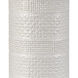 Seymour 24.5 inch 9 watt White Glazed Table Lamp Portable Light