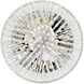 Claire 12 Light 20 inch Chrome Drum Shade Chandelier Ceiling Light
