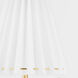 Demi LED 8 inch Aged Brass Wall Sconce Wall Light