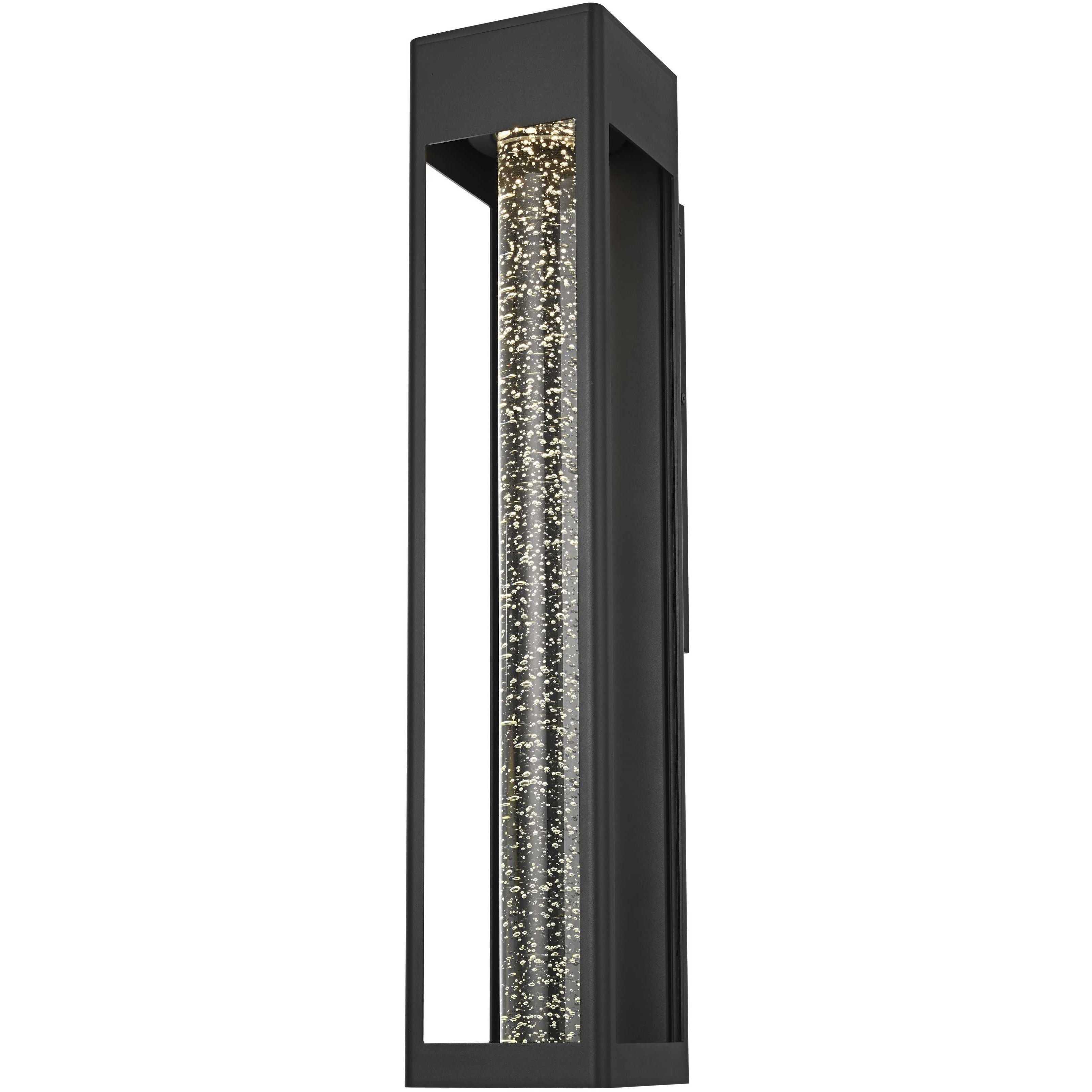 Amaris 1 Light 27 inch Black Outdoor Wall Sconce