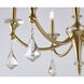 Canada 6 Light 27 inch Stain Brass Chandelier Ceiling Light in Satin Brass