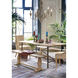 Ashford 6 Light 28 inch Aged Wood Chandelier Ceiling Light