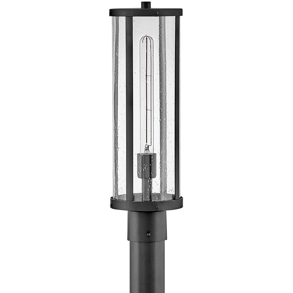 Alfie 1 Light 20 inch Black Outdoor Post Mount