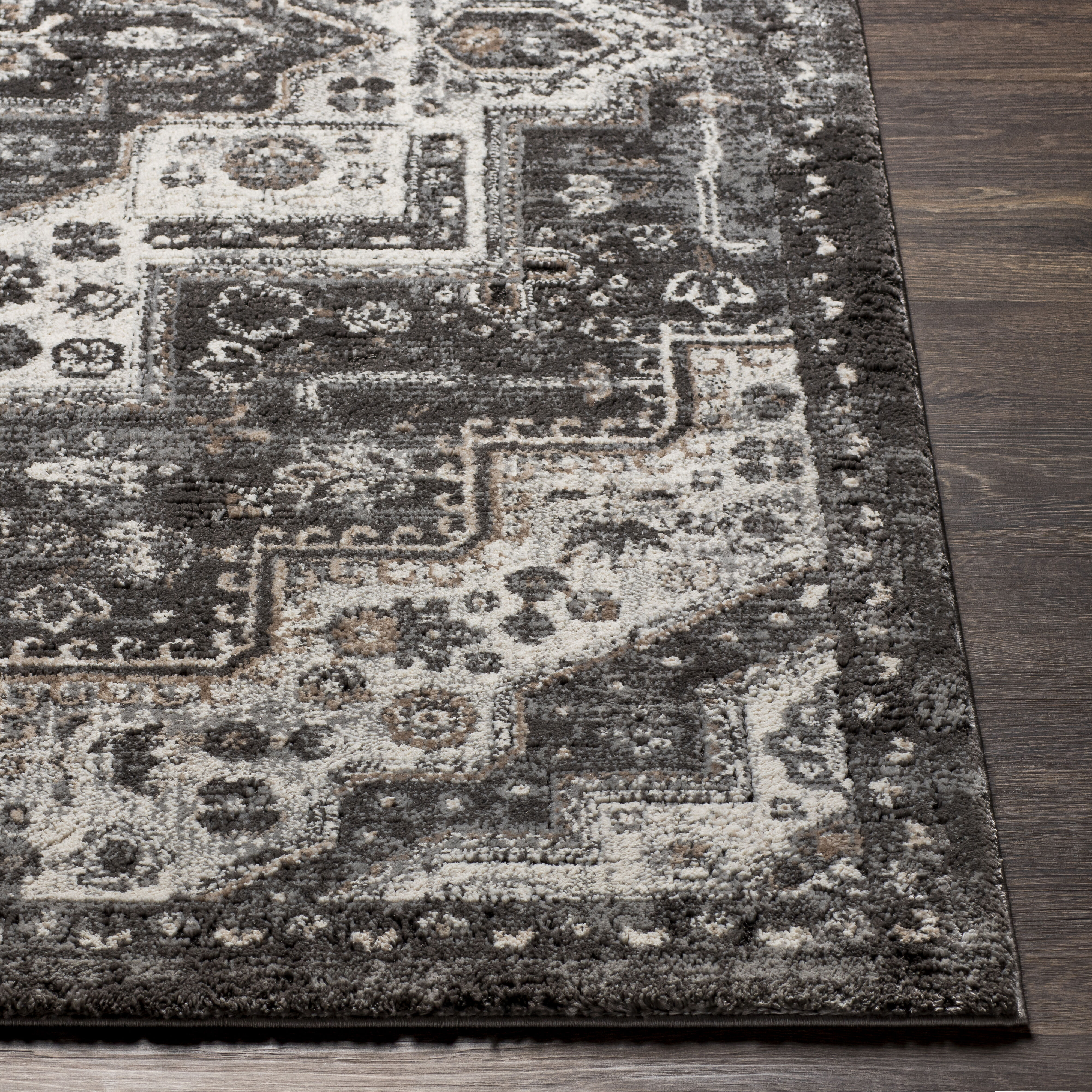 Montana 84 X 63 inch Charcoal Rug in 5 x 8, Rectangle