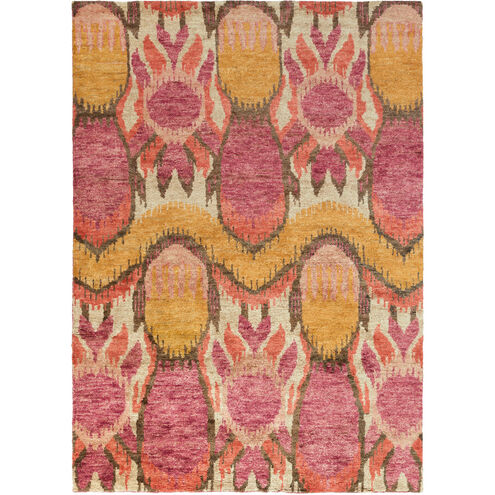 Scarborough 132 X 96 inch Blush, Camel, Burnt Orange Rug