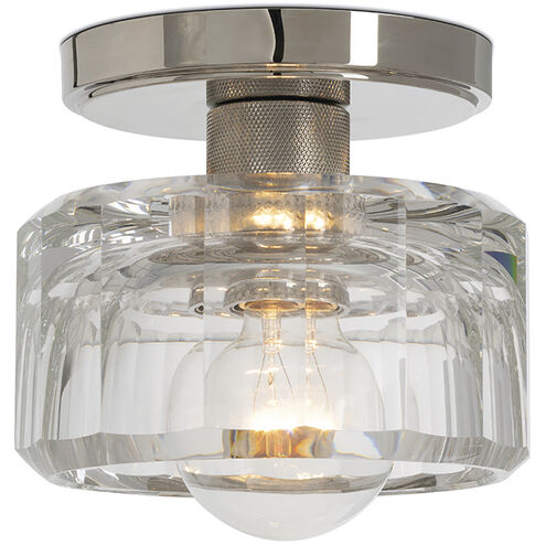 Bijoux 1 Light 7 inch Polished Nickel Flush Mount Ceiling Light
