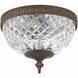 Radley 2 Light 8 inch English Bronze Flush Ceiling Light