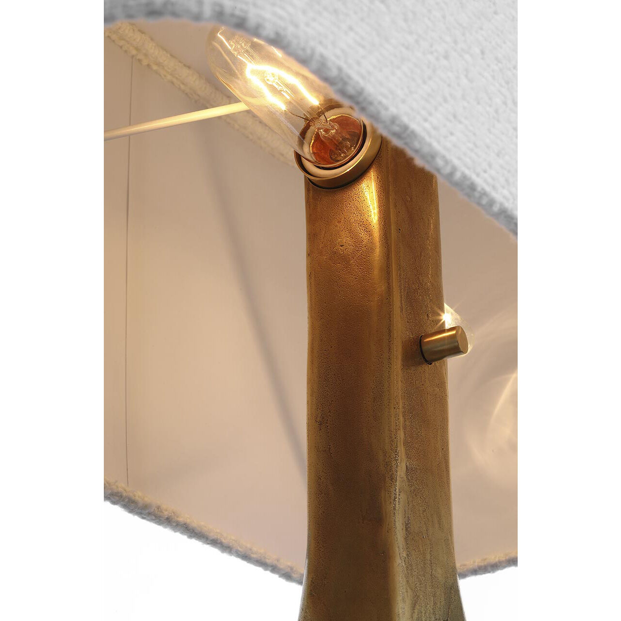 Anne-Marie Barton Terra-Forma 22.75 inch 8.00 watt Museum Brass Right Table Lamp Portable Light