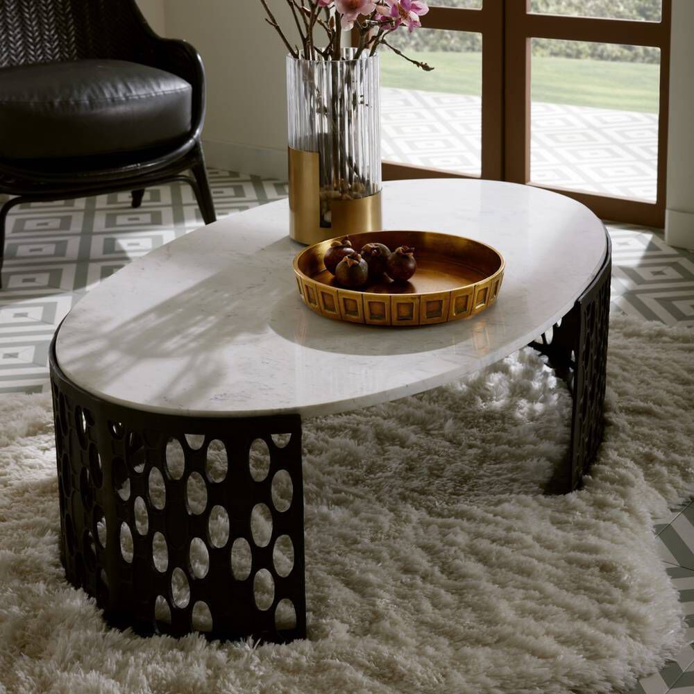 Onze 48 X 16 inch White Coffee Table