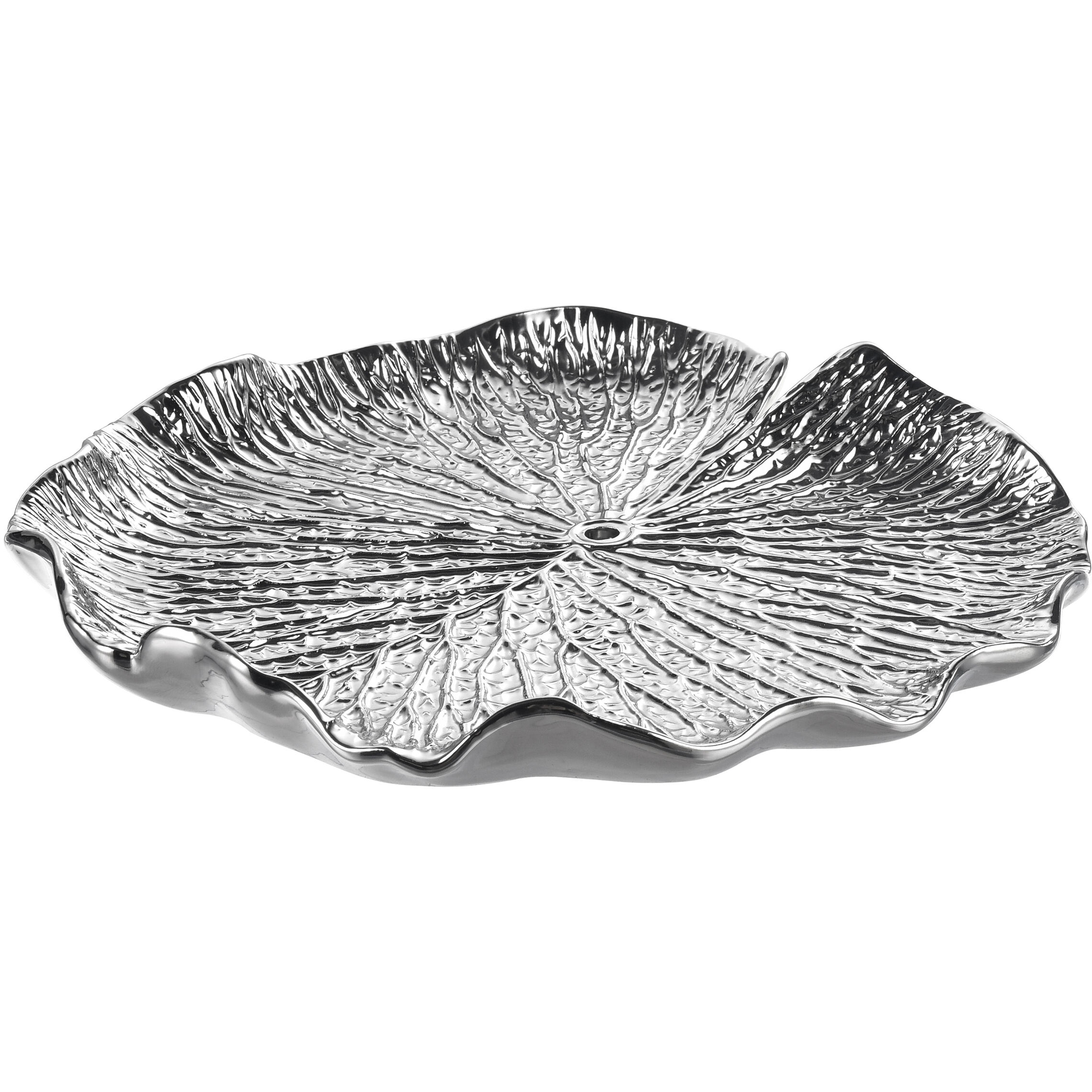 Lilypad Silver Dimensional Wall Art, Set of 4