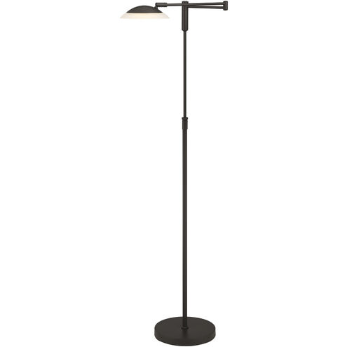 Meran Turbo 10 inch 13.5 watt Museum Black Floor Lamp Portable Light