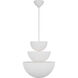 Christiane Lemieux Beaunay 9 Light 18 inch Cast Plaster Chandelier Ceiling Light