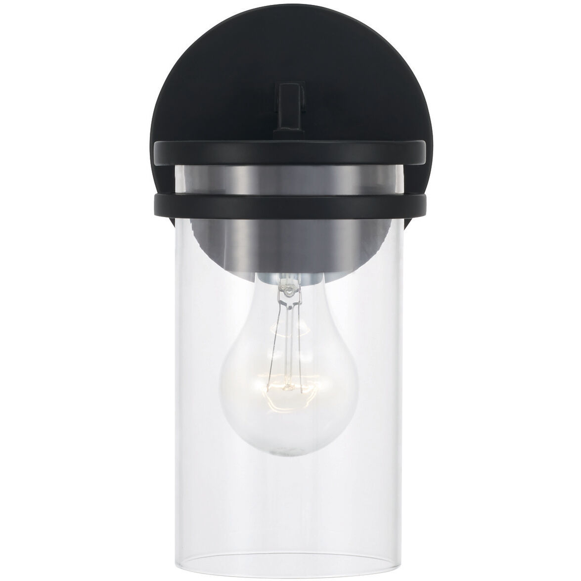 Fuller 1 Light 5 inch Matte Black Sconce Wall Light