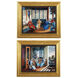 Musicians Gold Gold/Multicolor Wall Art