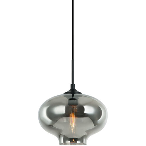 Irresistible Organic Charm 1 Light 11 inch Smoke Pendant Ceiling Light